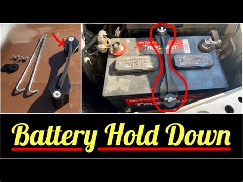 how to secure a car battery